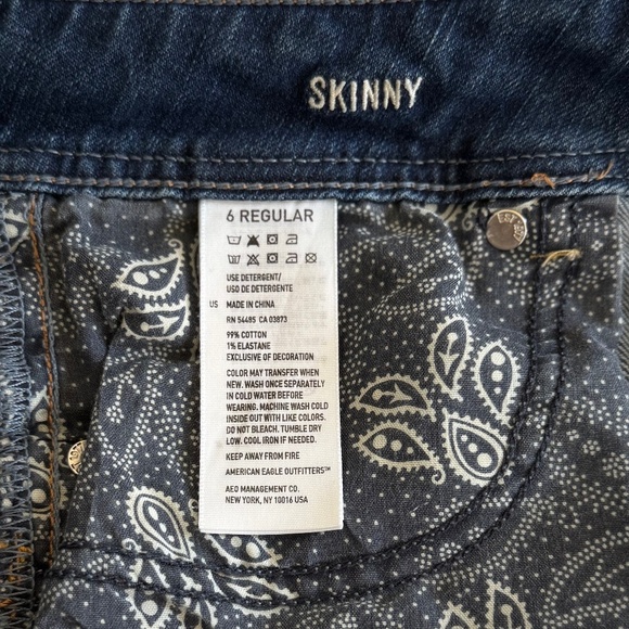 American Eagle Jeans - Skinny , Size 6 - Womens - Picture 5 of 8